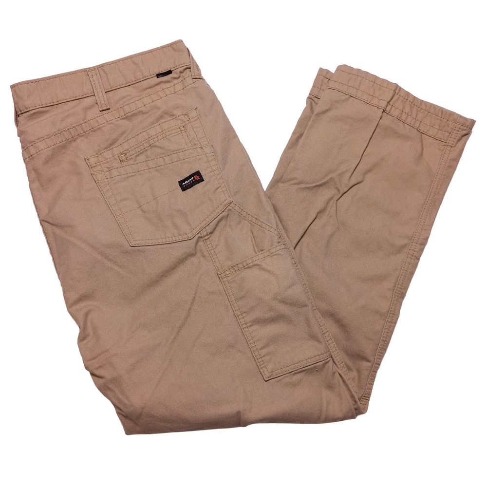 ARIAT FR M4 Relaxed Boot Cut Work Horse Pants Flame Resistant Beige ~ 44 x 32
